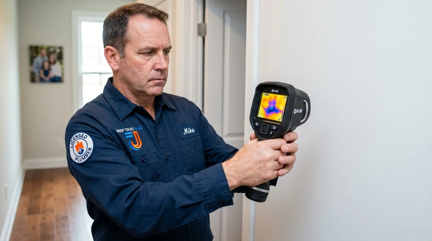 Thermal imaging leak detection by Johns Plumbing LLC in Apollo Beach